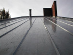 PVC-dak met roeven